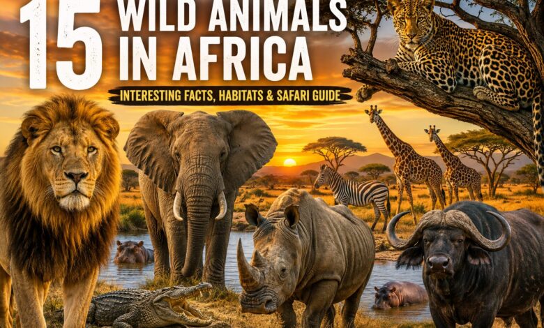 15 Wild Animals in Africa: Interesting Facts, Habitats & Safari Guide