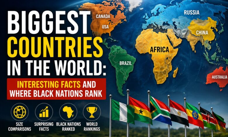 Biggest Countries in the World: Interesting Facts and Where Black Nations Rank