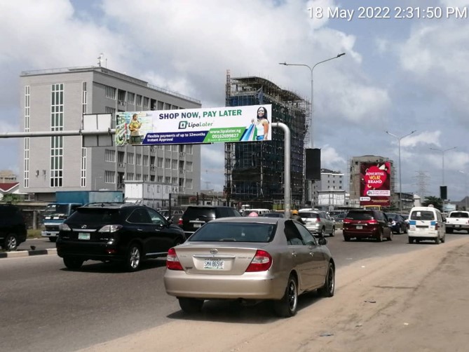Eye Catcher Billboard in Lagos Nigeria (LEKKI Garment Care)