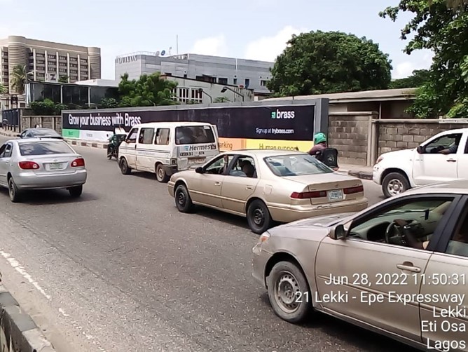 Long Banner Billboard in Lagos Nigeria (Ozumba Mbadiwe Road)