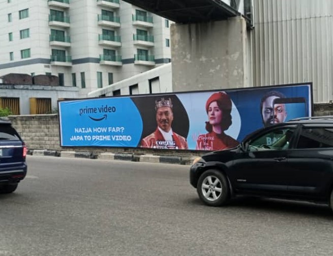 Wallmount Billboard in Lagos Nigeria (LEKKI New Oriental Hotel)