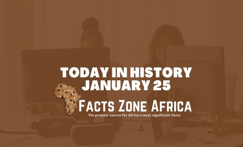 Today In History, January 25