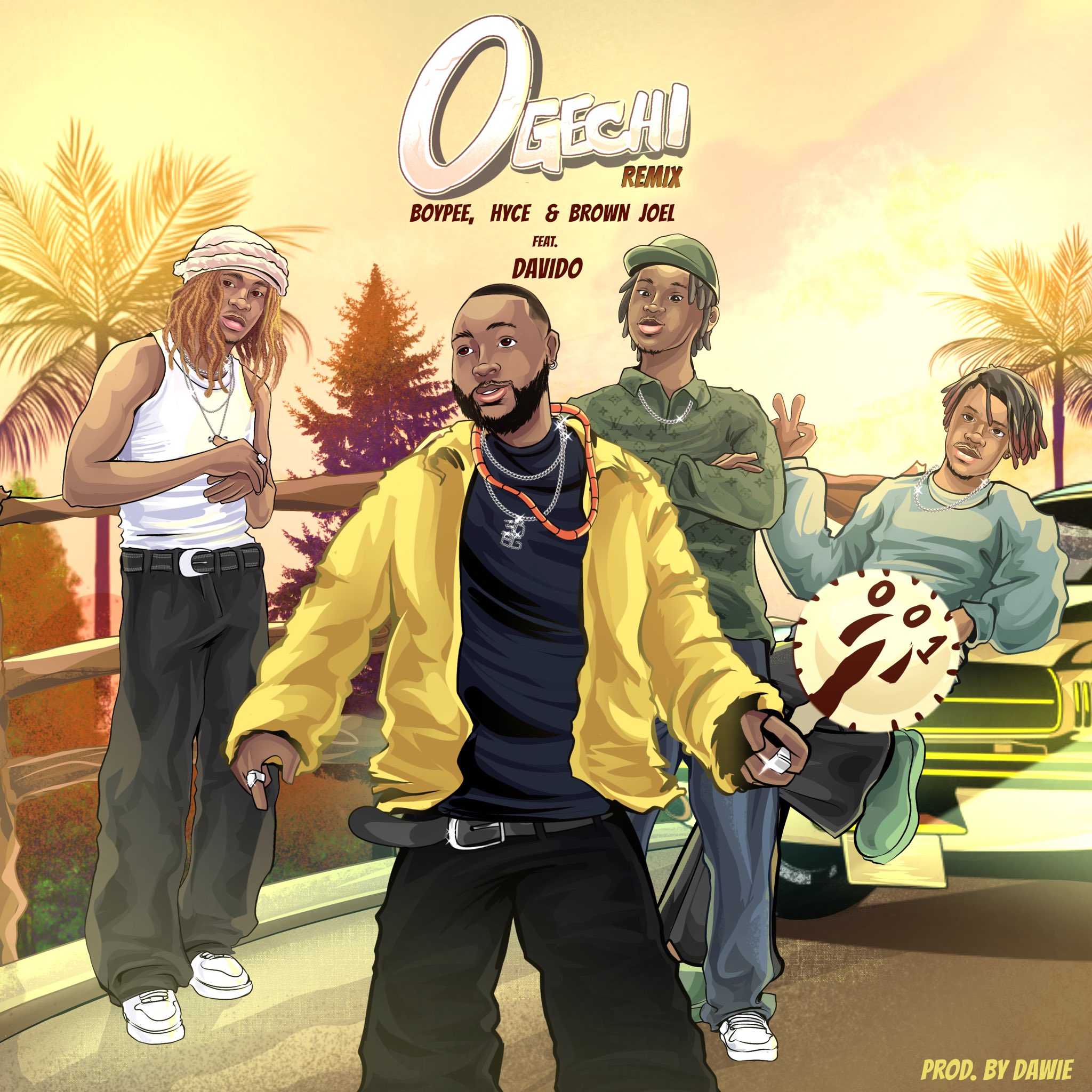 Davido – Ogechi Remix ft Hyce, BoyPee & Brown