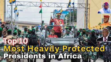 Top 10 Most Protected President in Africa (Video)