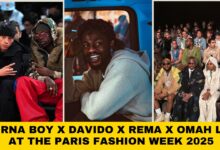 Burna Boy | Davido | Rema | Stonebwoy | BTS | Central Cee at Paris Fashion Week (Video)