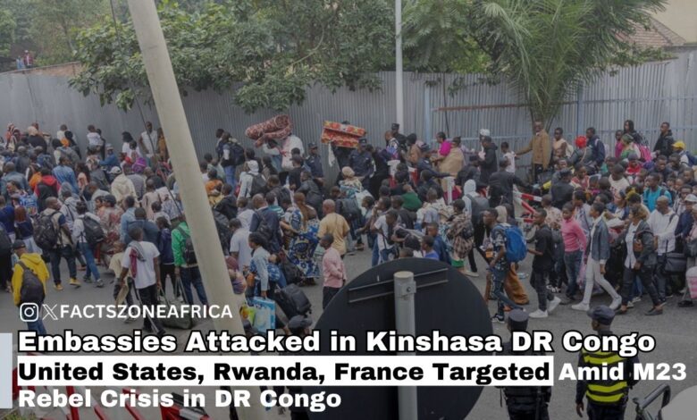 Embassies of United States, Rwanda, France Looted in Dr Congo