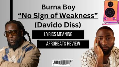 Burna Boy – “No Sign of Weakness” (Davido Diss) Afrobeats Lyrics Meaning