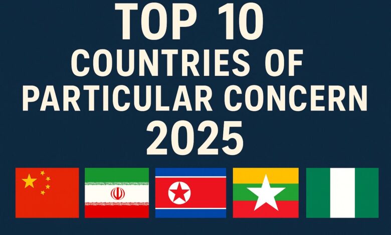 Top 10 Countries of Particular Concern (2025): Nations Facing U.S. Religious Freedom Sanctions