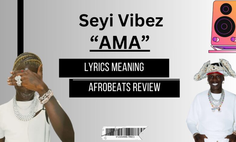 Seyi Vibez - “AMA” Afrobeats Lyrics Meaning & Translation