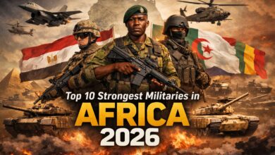 Top 10 African Countries With the Strongest Militaries in 2026 (Global Firepower Ranking)