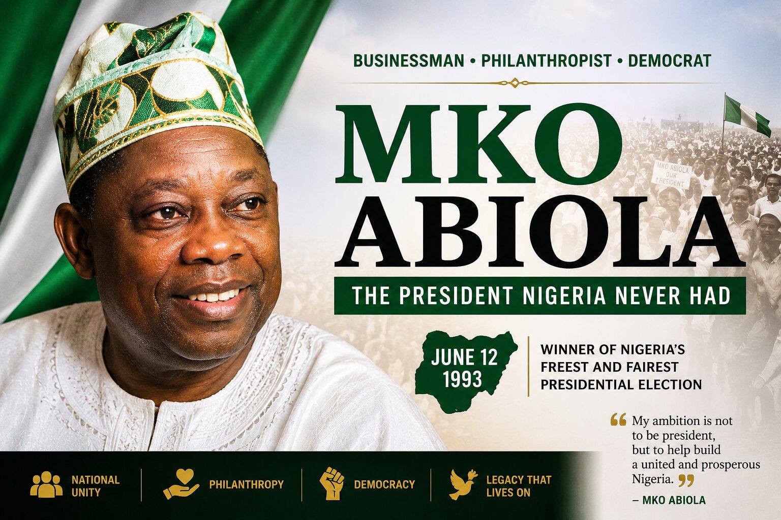 MKO Abiola Biography: Life, Business Empire, June 12 Election, Death and Legacy