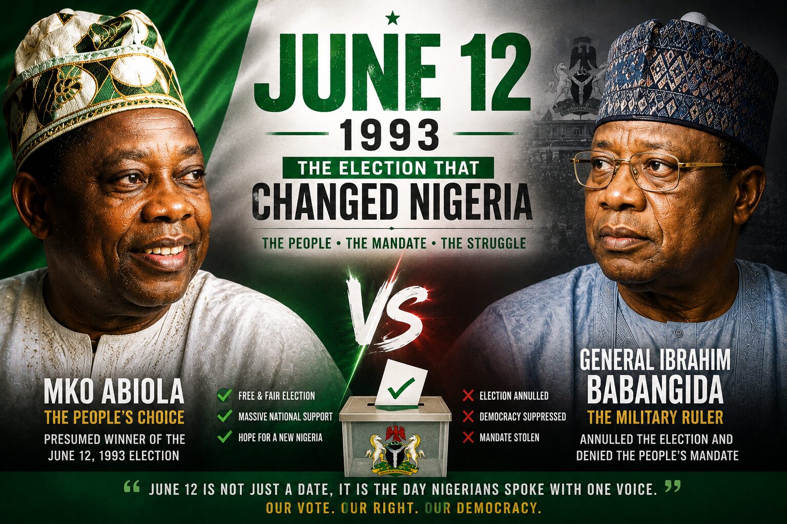 June 12 in Nigeria: The Story of Democracy Day and MKO Abiola
