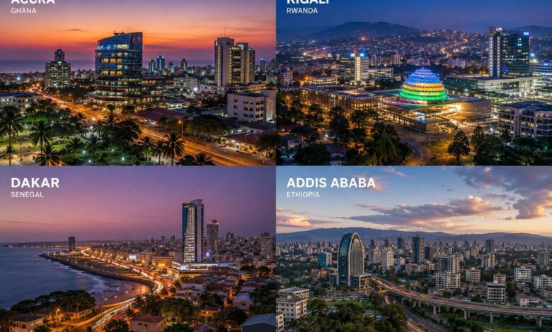 African city skylines illustrating quality of life and urban development in 2026